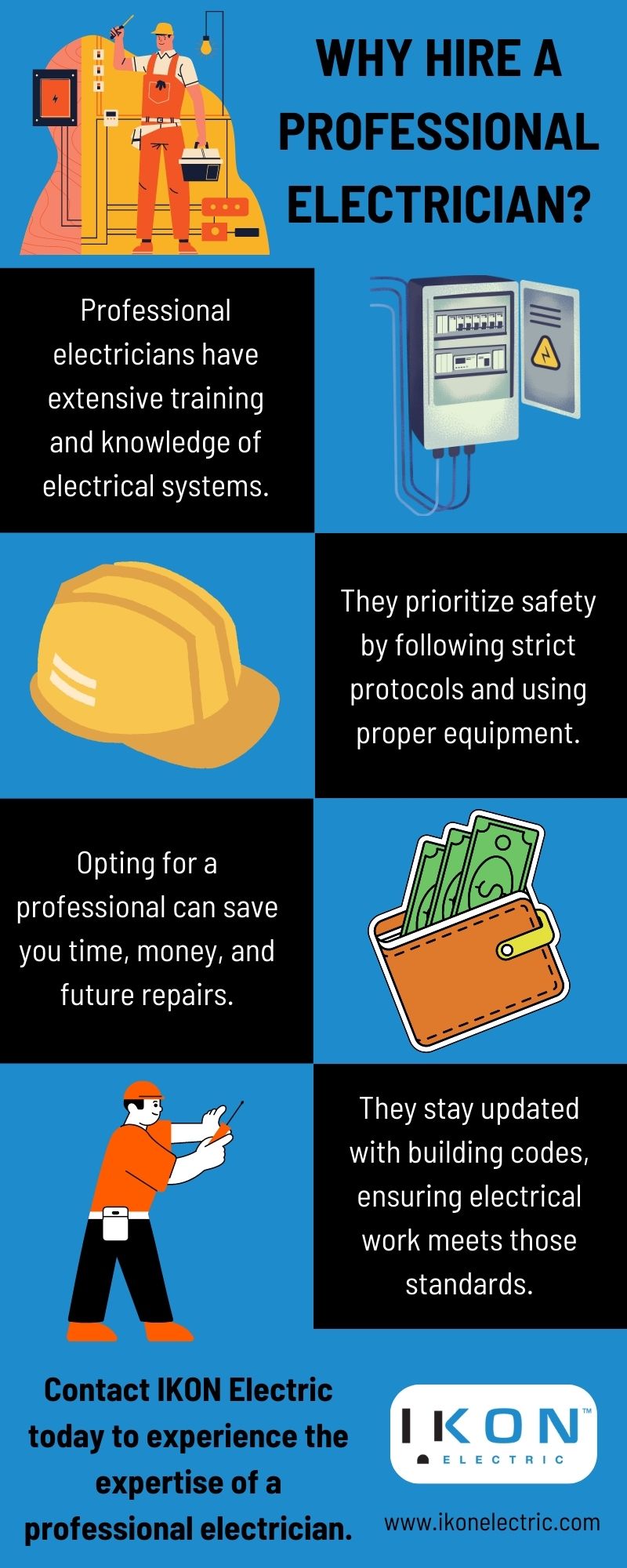 reasons to hire a professional electrician